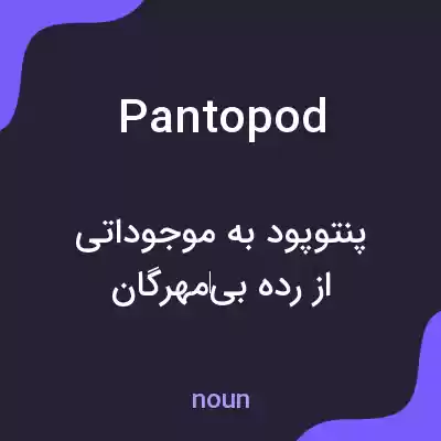 معنی pantopod به فارسی معنی pantopod به فارسی