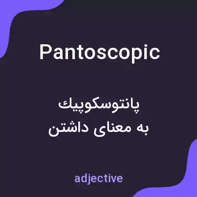 معنی pantoscopic به فارسی معنی pantoscopic به فارسی