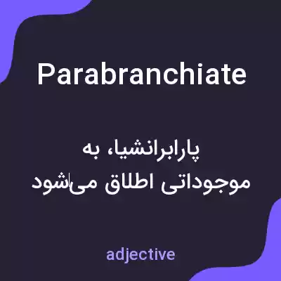 معنی parabranchiate به فارسی معنی parabranchiate به فارسی