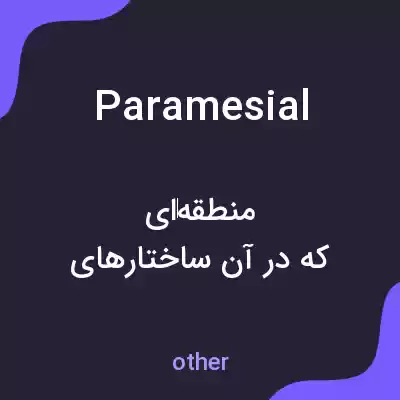 معنی paramesial به فارسی معنی paramesial به فارسی