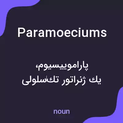 معنی paramoeciums به فارسی معنی paramoeciums به فارسی