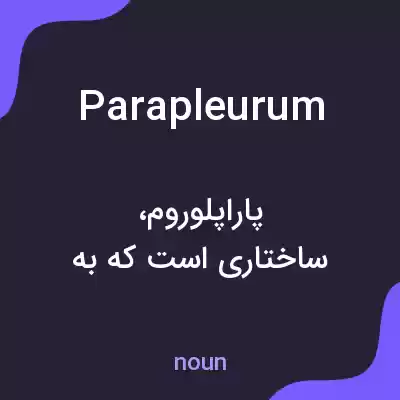 معنی parapleurum به فارسی معنی parapleurum به فارسی