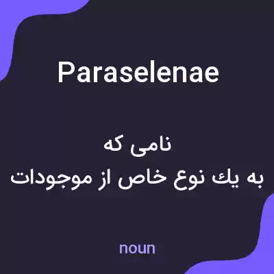 معنی paraselenae به فارسی معنی paraselenae به فارسی