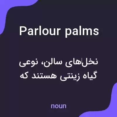 معنی parlour palms به فارسی معنی parlour palms به فارسی