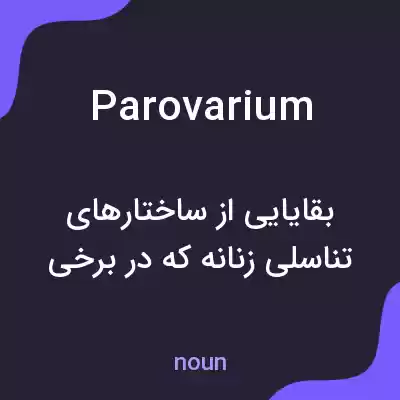 معنی parovarium به فارسی معنی parovarium به فارسی