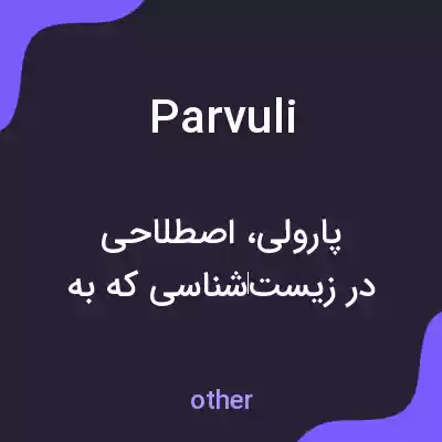 معنی parvuli به فارسی معنی parvuli به فارسی
