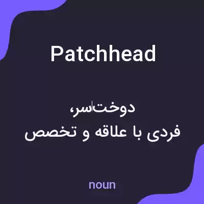 معنی patchhead به فارسی معنی patchhead به فارسی