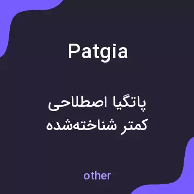 معنی patgia به فارسی معنی patgia به فارسی
