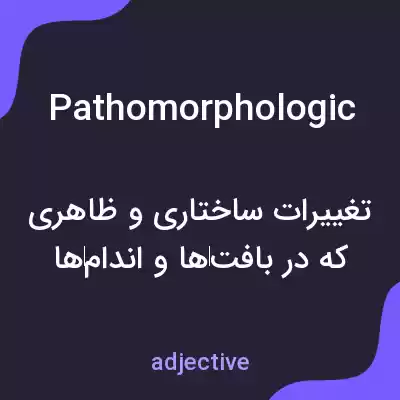 معنی pathomorphologic به فارسی معنی pathomorphologic به فارسی