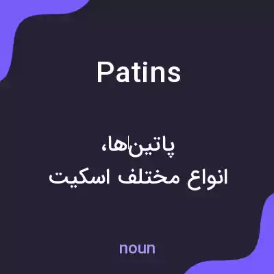 معنی patins به فارسی معنی patins به فارسی
