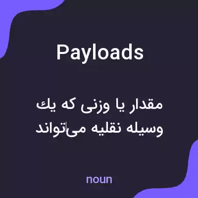 معنی payloads به فارسی معنی payloads به فارسی