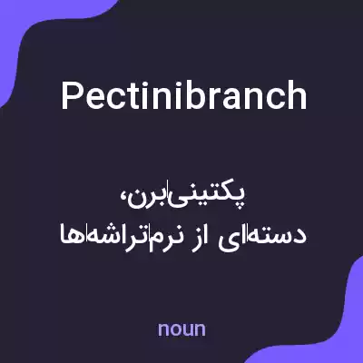 معنی pectinibranch به فارسی معنی pectinibranch به فارسی