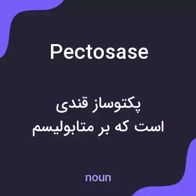 معنی pectosase به فارسی معنی pectosase به فارسی
