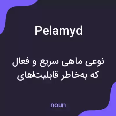 معنی pelamyd به فارسی معنی pelamyd به فارسی