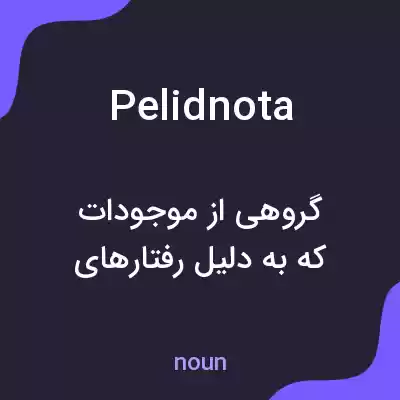 معنی pelidnota به فارسی معنی pelidnota به فارسی