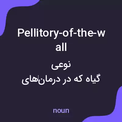 معنی pellitory-of-the-wall به فارسی معنی pellitory-of-the-wall به فارسی