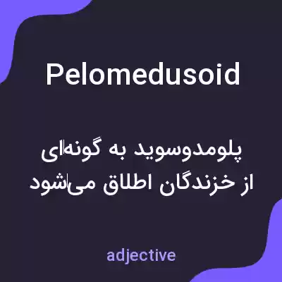معنی pelomedusoid به فارسی معنی pelomedusoid به فارسی