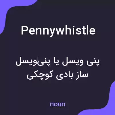 معنی penny whistle به فارسی معنی penny whistle به فارسی