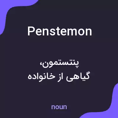 معنی penstemon به فارسی معنی penstemon به فارسی