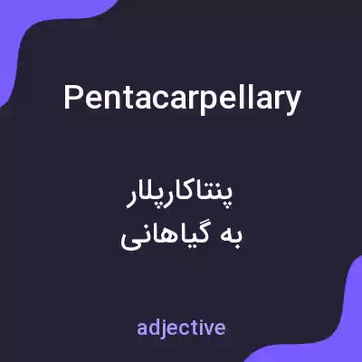 معنی pentacarpellary به فارسی معنی pentacarpellary به فارسی