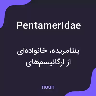 معنی pentameridae به فارسی معنی pentameridae به فارسی