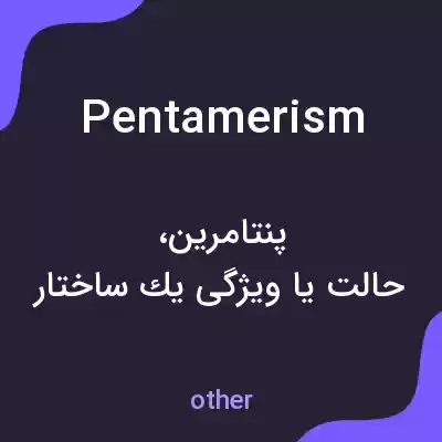 معنی pentamerism به فارسی معنی pentamerism به فارسی