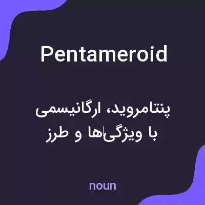 معنی pentameroid به فارسی معنی pentameroid به فارسی