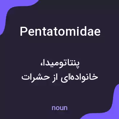 معنی pentatomidae به فارسی معنی pentatomidae به فارسی