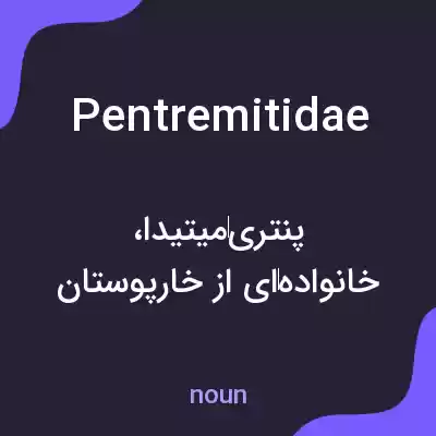 معنی pentremitidae به فارسی معنی pentremitidae به فارسی