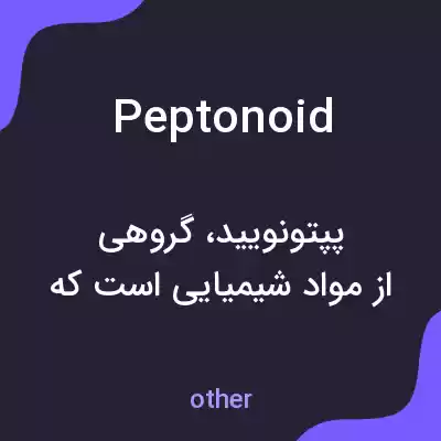 معنی peptonoid به فارسی معنی peptonoid به فارسی