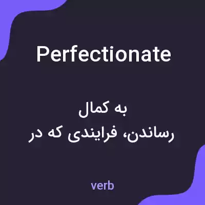 معنی perfectionate به فارسی معنی perfectionate به فارسی