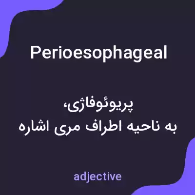 معنی perioesophageal به فارسی معنی perioesophageal به فارسی