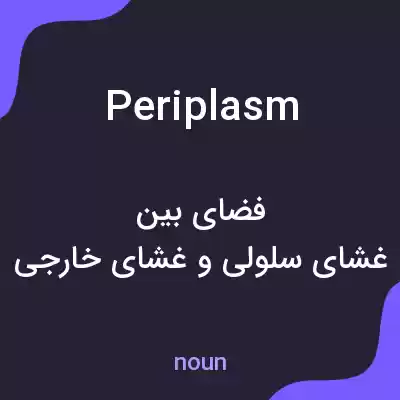 معنی periplasm به فارسی معنی periplasm به فارسی