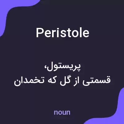 معنی peristole به فارسی معنی peristole به فارسی