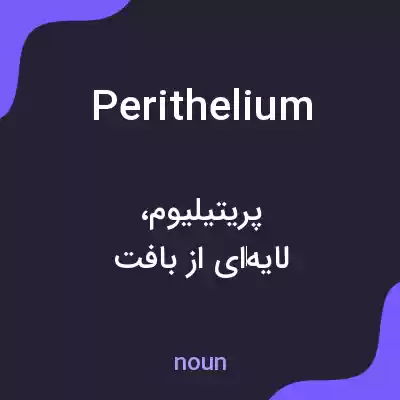 معنی perithelium به فارسی معنی perithelium به فارسی