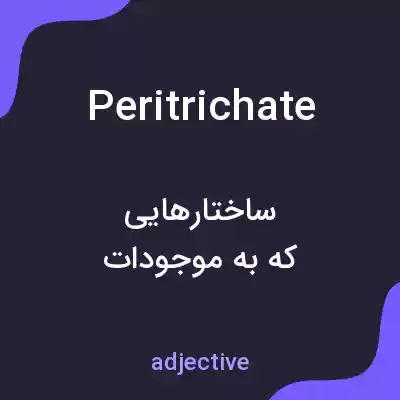 معنی peritrichate به فارسی معنی peritrichate به فارسی