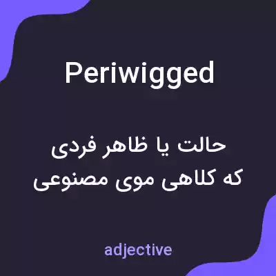 معنی periwigged به فارسی معنی periwigged به فارسی