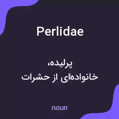 معنی perlidae به فارسی معنی perlidae به فارسی