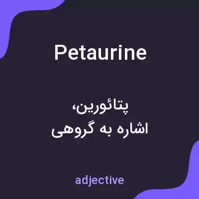 معنی petaurine به فارسی معنی petaurine به فارسی