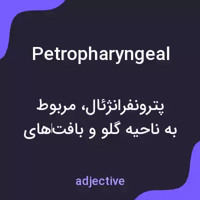 معنی petropharyngeal به فارسی معنی petropharyngeal به فارسی