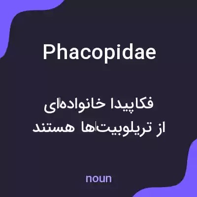 معنی phacopidae به فارسی معنی phacopidae به فارسی