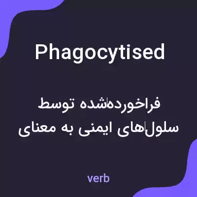 معنی phagocytised به فارسی معنی phagocytised به فارسی