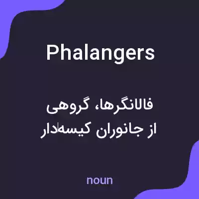 معنی phalangers به فارسی معنی phalangers به فارسی