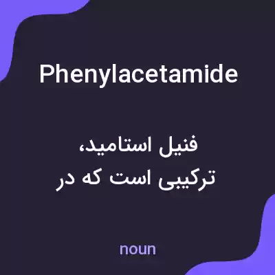 معنی phenylacetamide به فارسی معنی phenylacetamide به فارسی