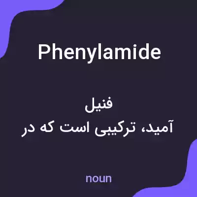 معنی phenylamide به فارسی معنی phenylamide به فارسی