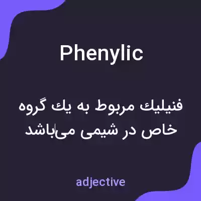 معنی phenylic به فارسی معنی phenylic به فارسی
