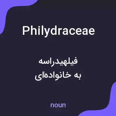 معنی philydraceae به فارسی معنی philydraceae به فارسی