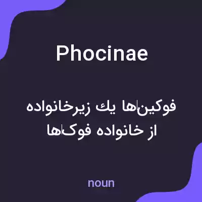 معنی phocinae به فارسی معنی phocinae به فارسی