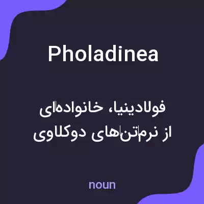 معنی pholadinea به فارسی معنی pholadinea به فارسی