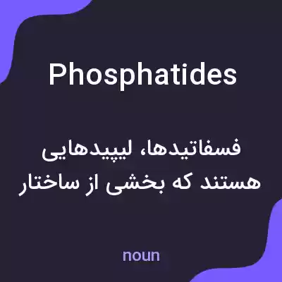 معنی phosphatides به فارسی معنی phosphatides به فارسی